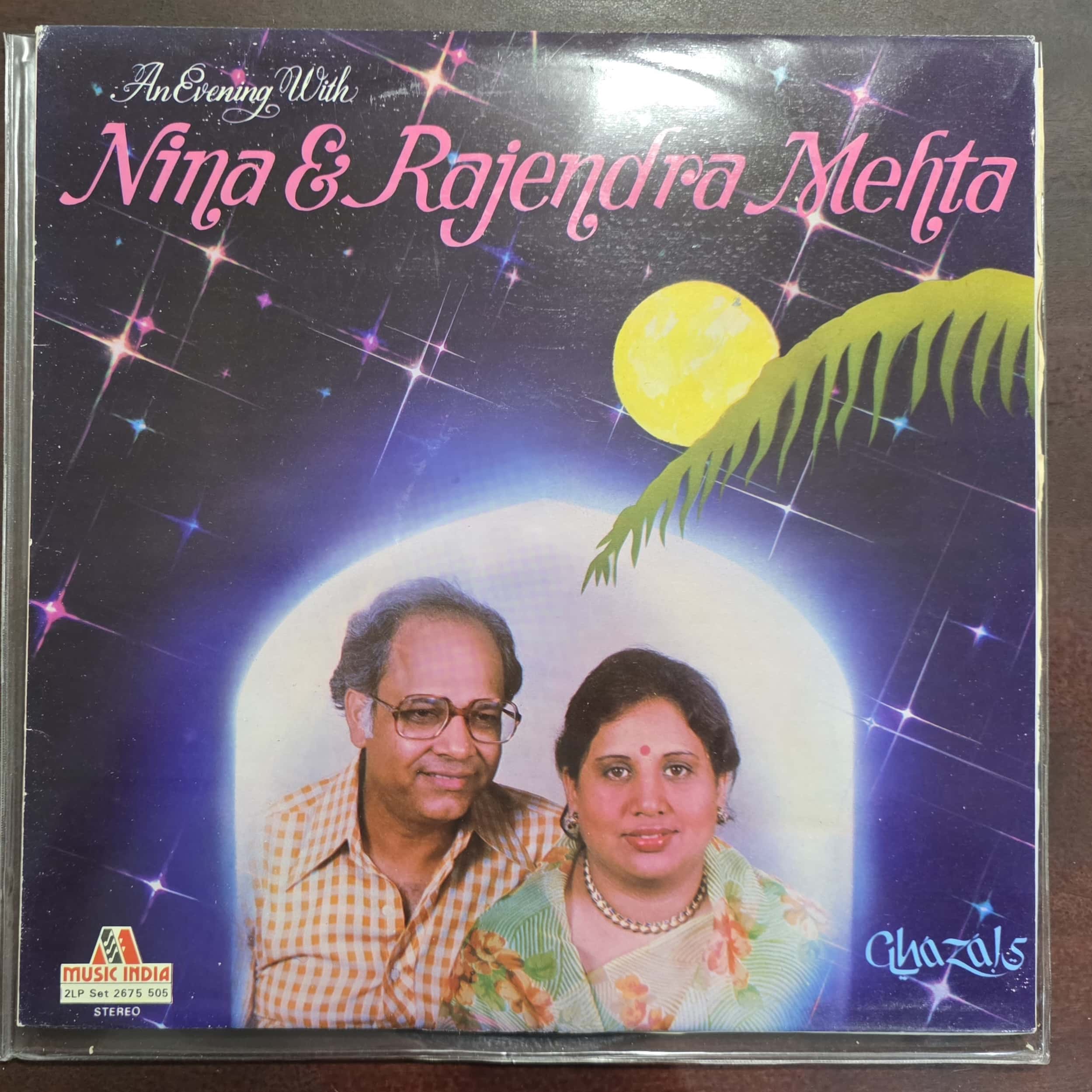 An Evening With Nina & Rajendra Mehta - Ghazals – Record LP Vinyl Vintage