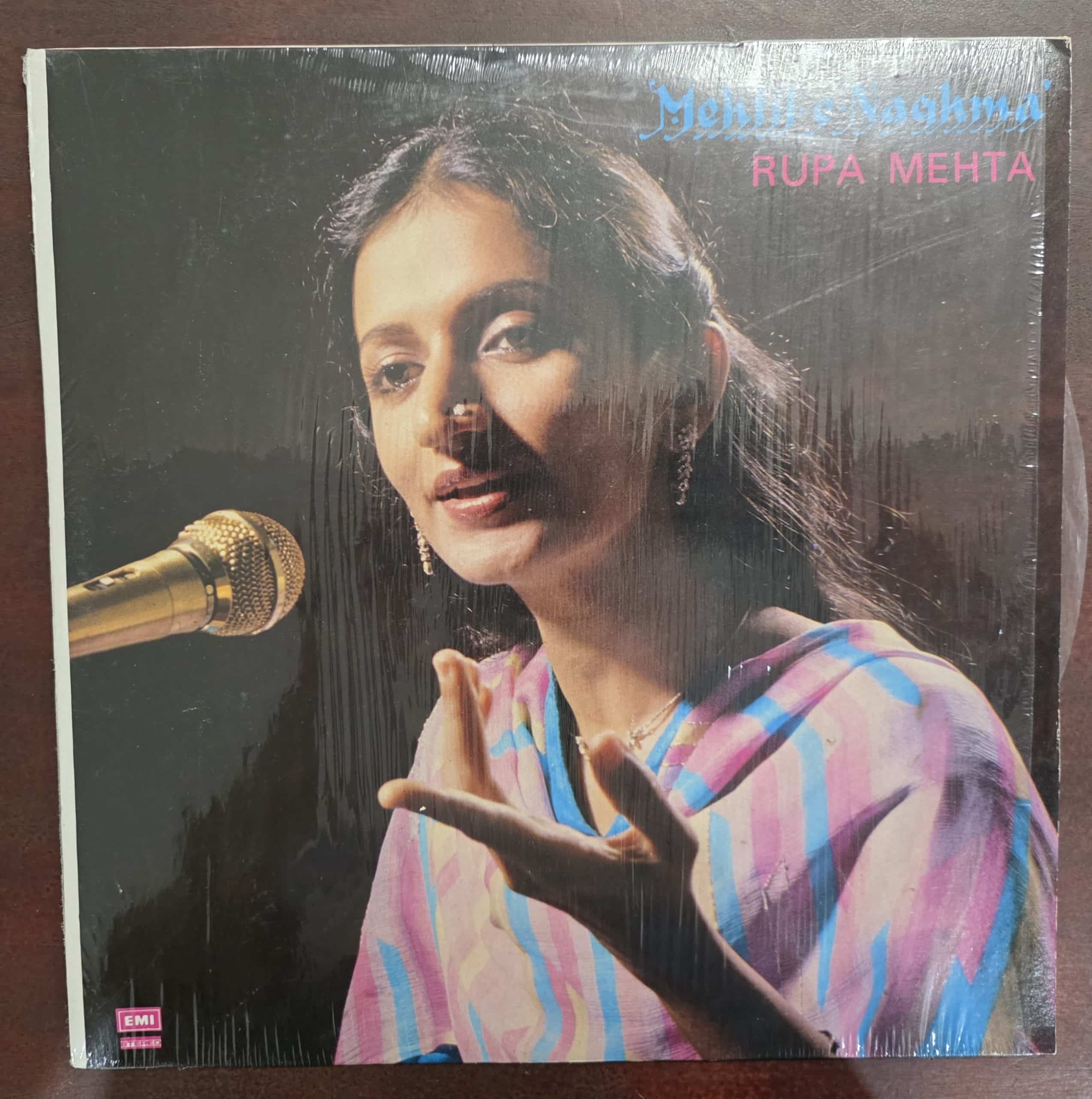 Mehfil-e-Naghma - Rupa Mehta - Ghazals – Record LP Vinyl Vintage