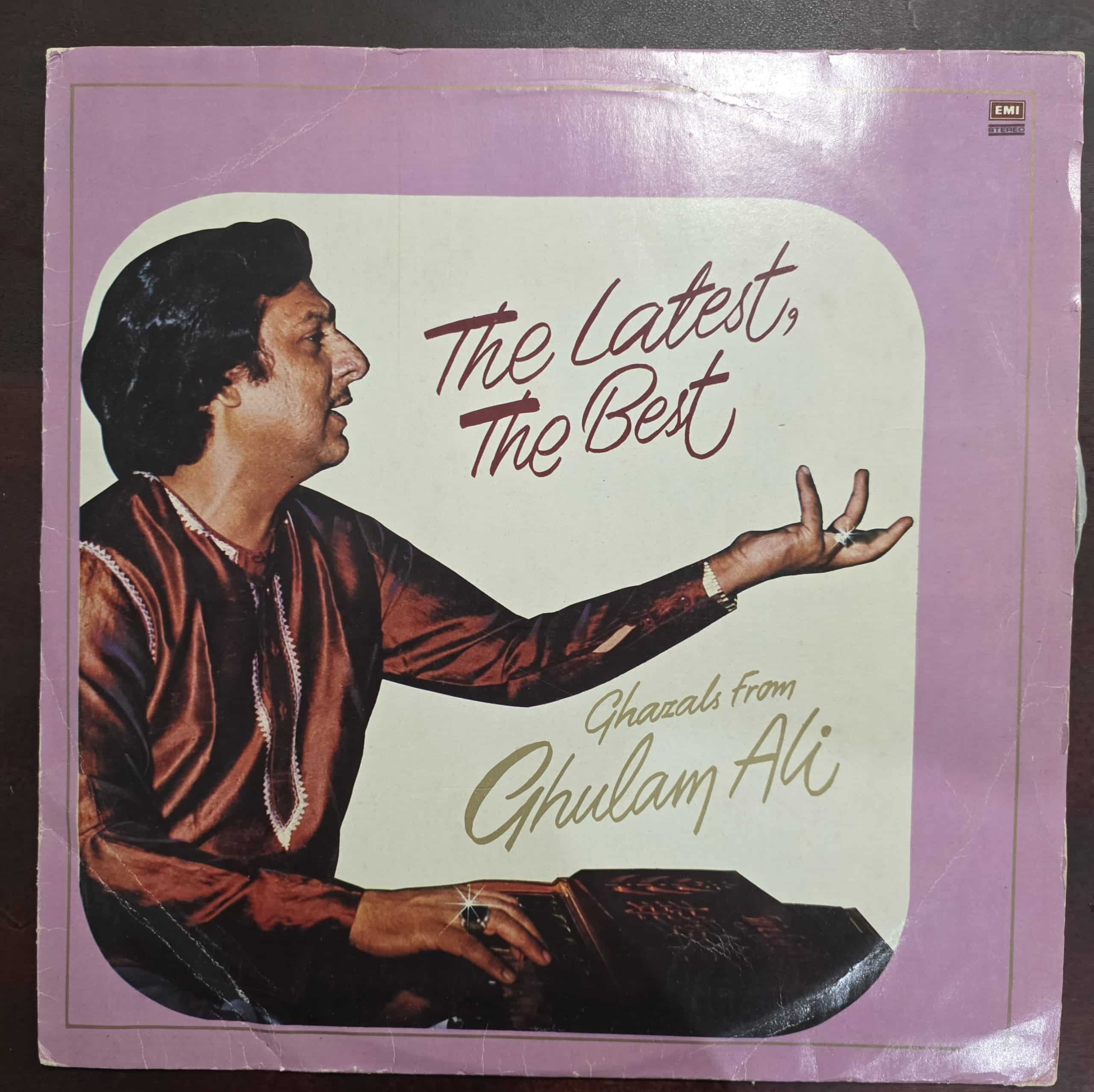 The Latest, The Best - Ghazals from Ghulam Ali - Record LP Vinyl Vintage
