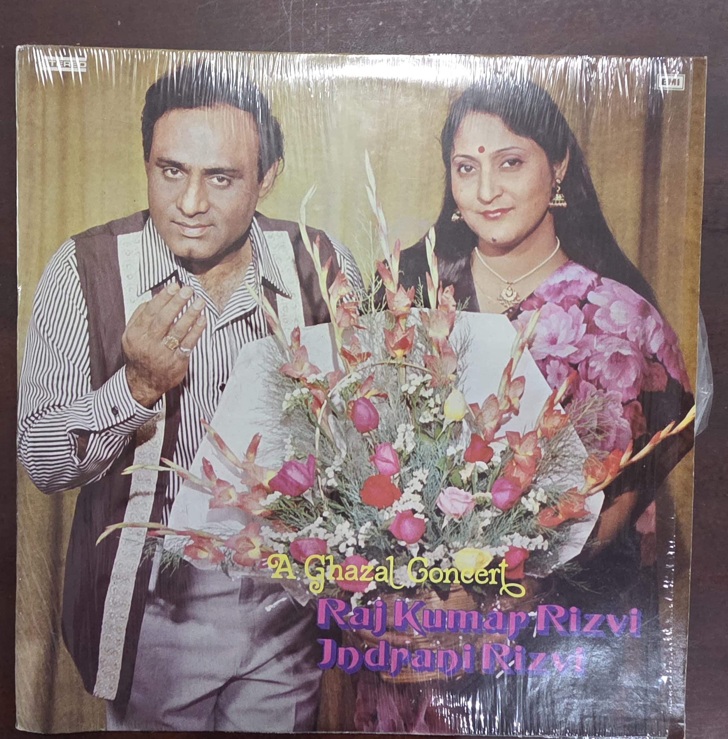 Ghazal Concert - Raj Kumar Rizvi & Indrani Rizvi - Record LP Vinyl Vintage