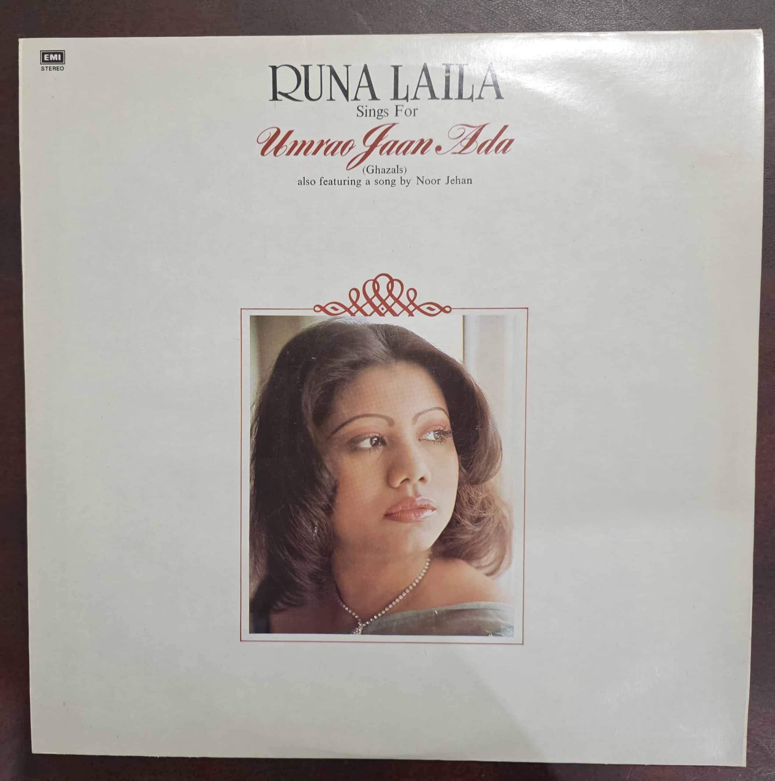 Runa Laila Sings For Umrao Jaan Ada - Ghazals - Record LP Vinyl Vintage
