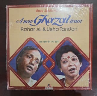 Anup Jalota Present A New Ghazal Team - Rahat Ali & Usha Tondon - Ghazals - Record LP Vinyl Vintage