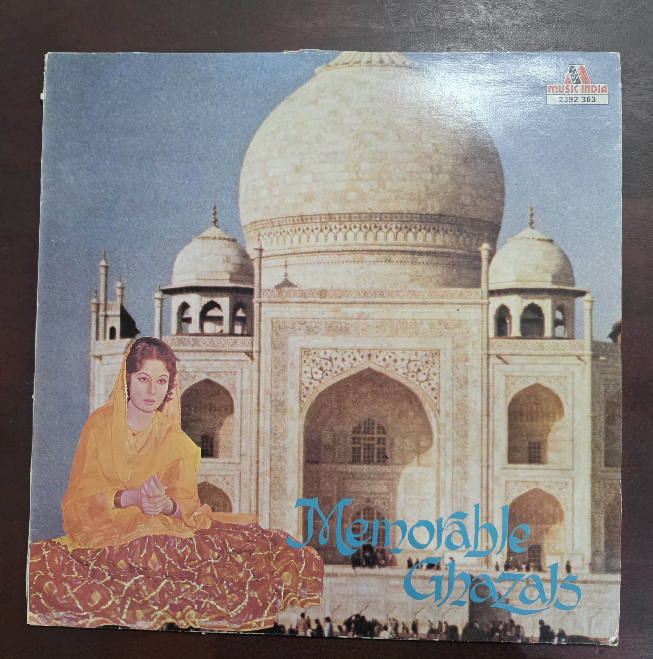 Memorable Ghazals - Record LP Vinyl Vintage