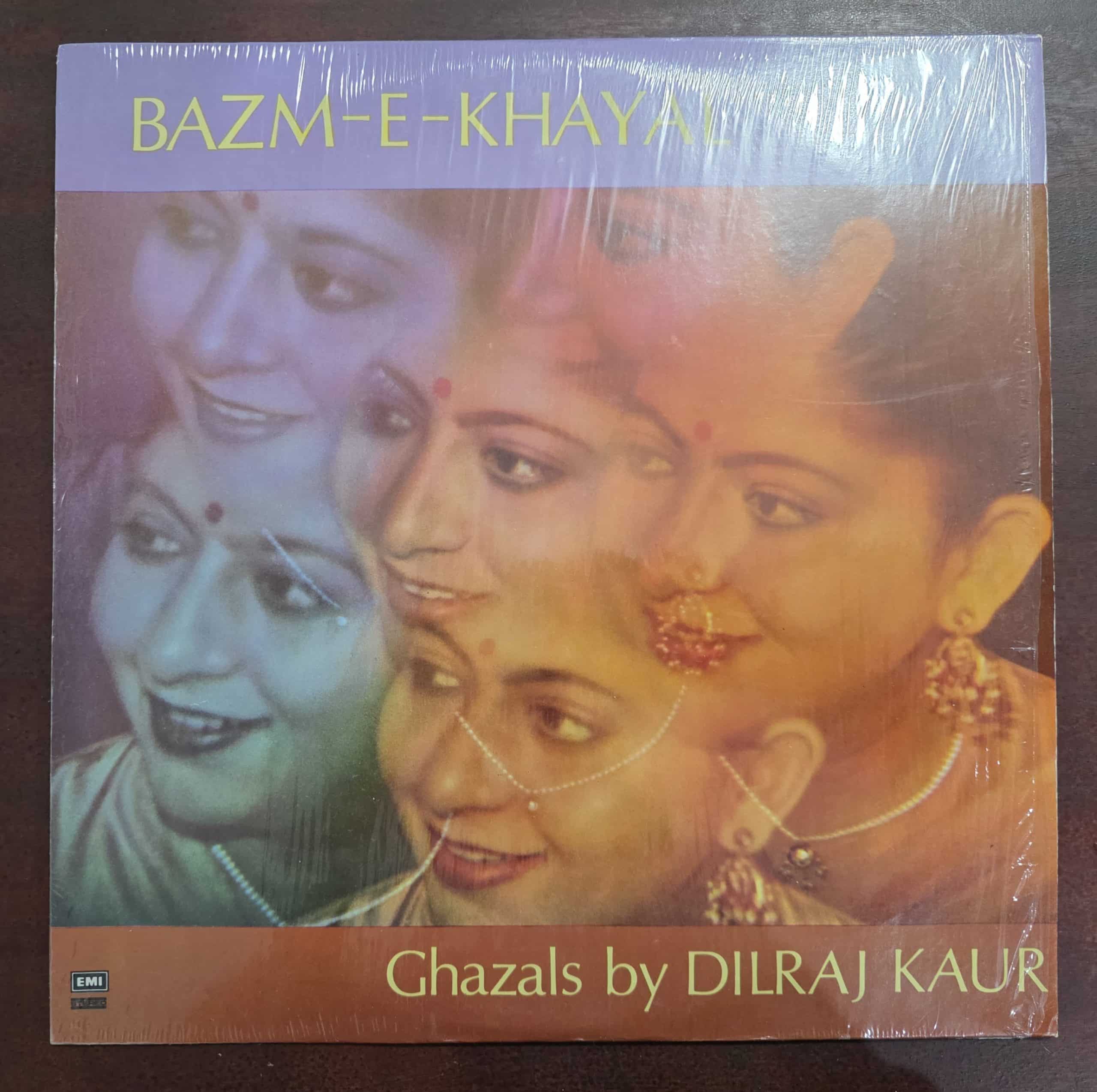 Bazm-e-Khayal Ghazals by Dilraj Kaur - Ghazals - Record LP Vinyl Vintage