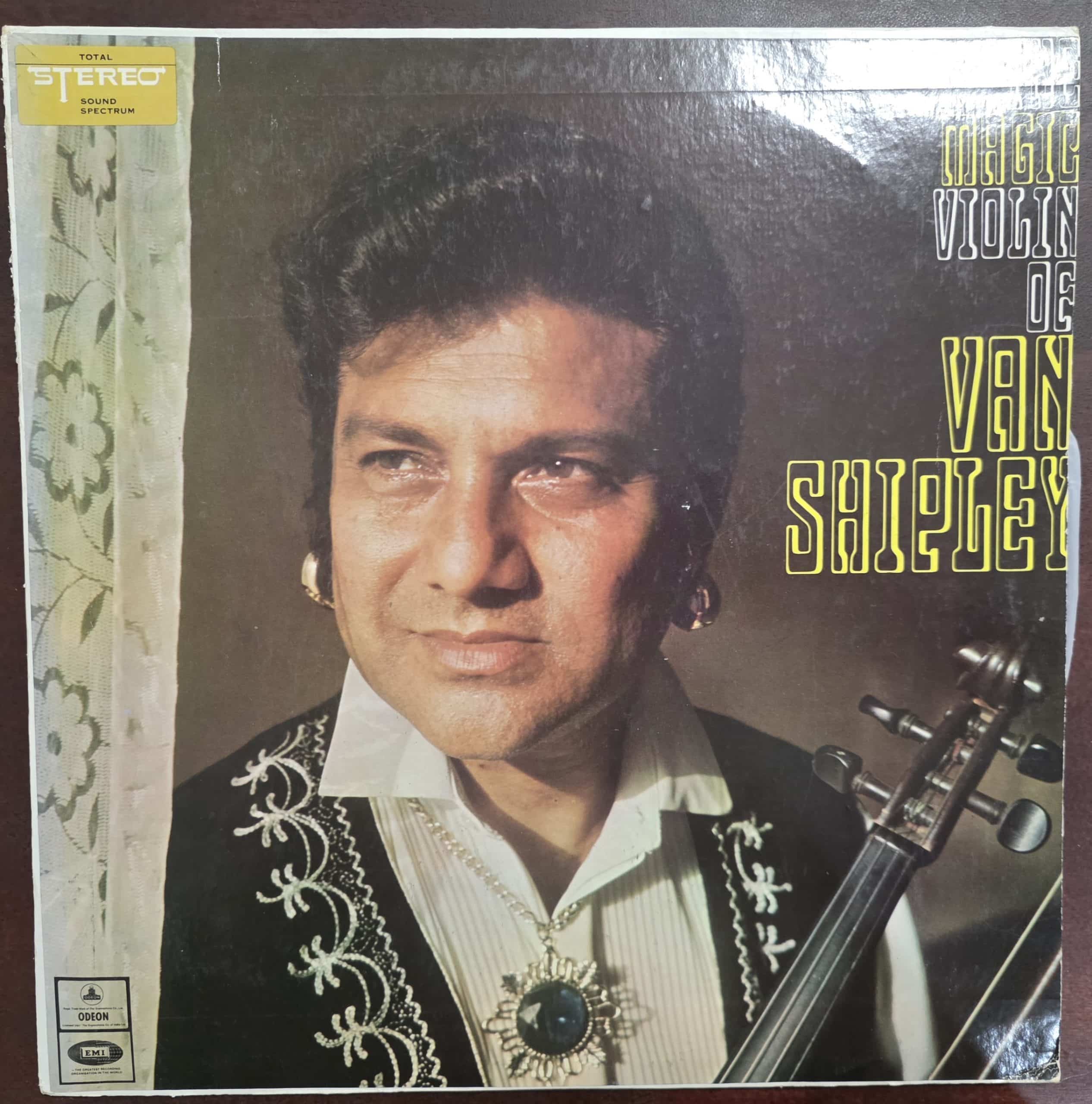 The Magic Violin of Van Shipley – Instrumental - Record LP Vinyl Vintage -Bollywood