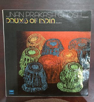 Presents Drums Of India Volume 2 - Jnan Prakash Ghosh – Instrumental - Record LP Vinyl Vintage -Bollywood