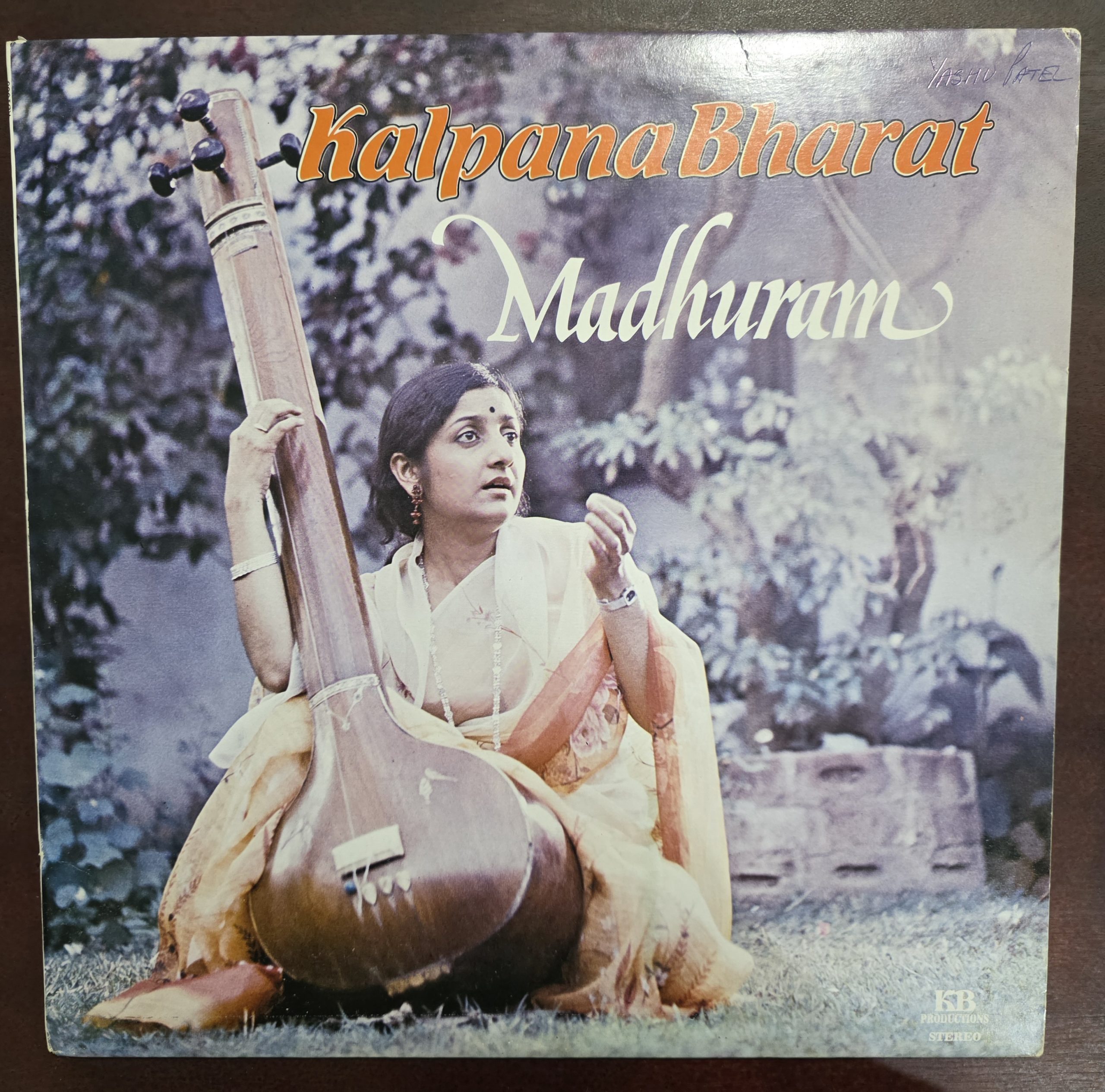 Madhuram - Kalpana Bharat – Record LP Vinyl Vintage -Bollywood