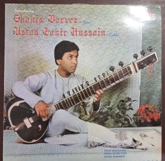 Introducing .... - Shahid Parvez, Ustad Zakir Hussain* - Instrumental –  Record LP Vinyl Vintage -Bollywood
