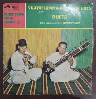 Duets - Vilayat Khan & Bismillah Khan, Shantaprasad* - Instrumental –  Record LP Vinyl Vintage -Bollywood