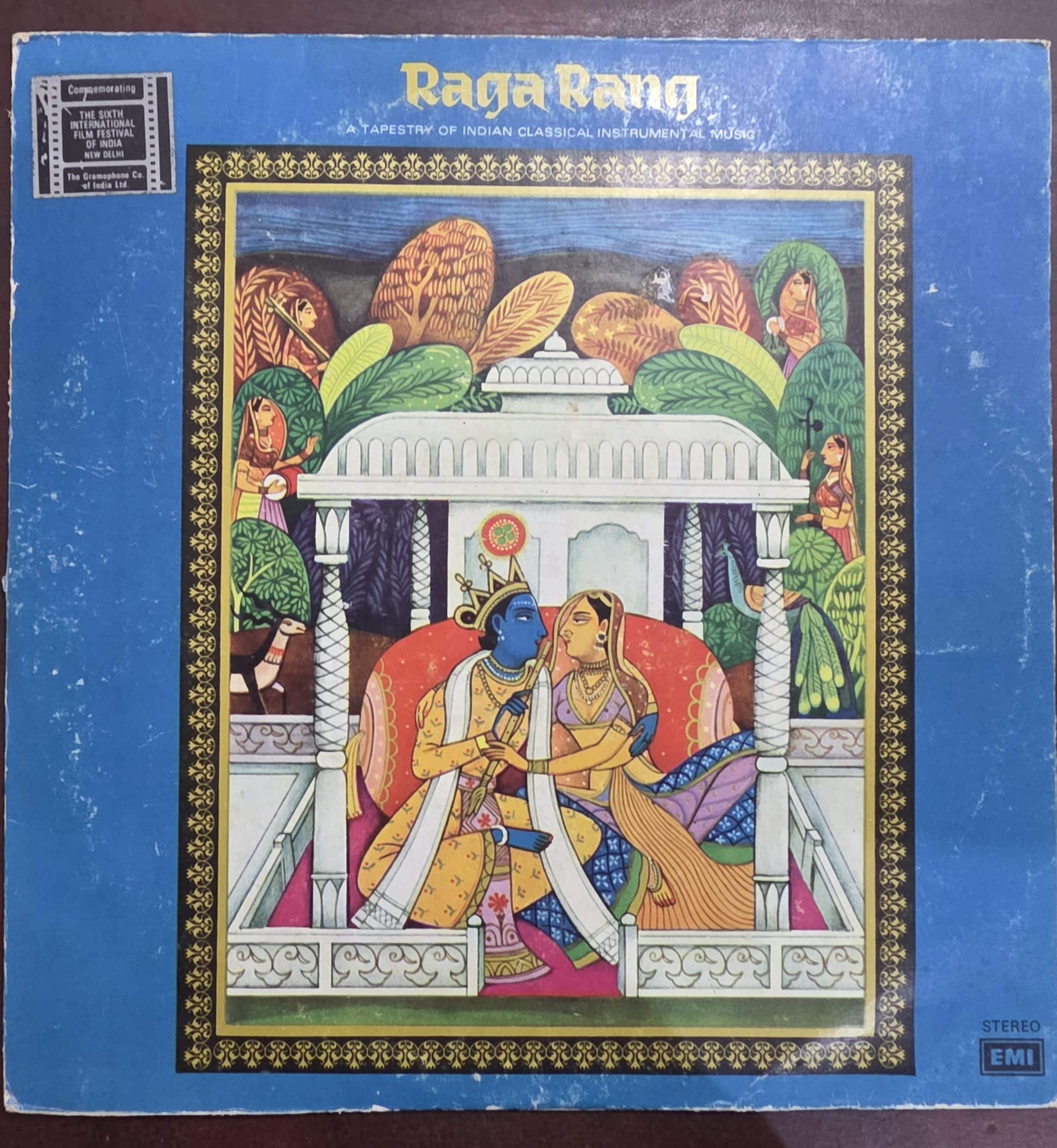 Raga Rang - Instrumental – Record LP Vinyl Vintage -Bollywood