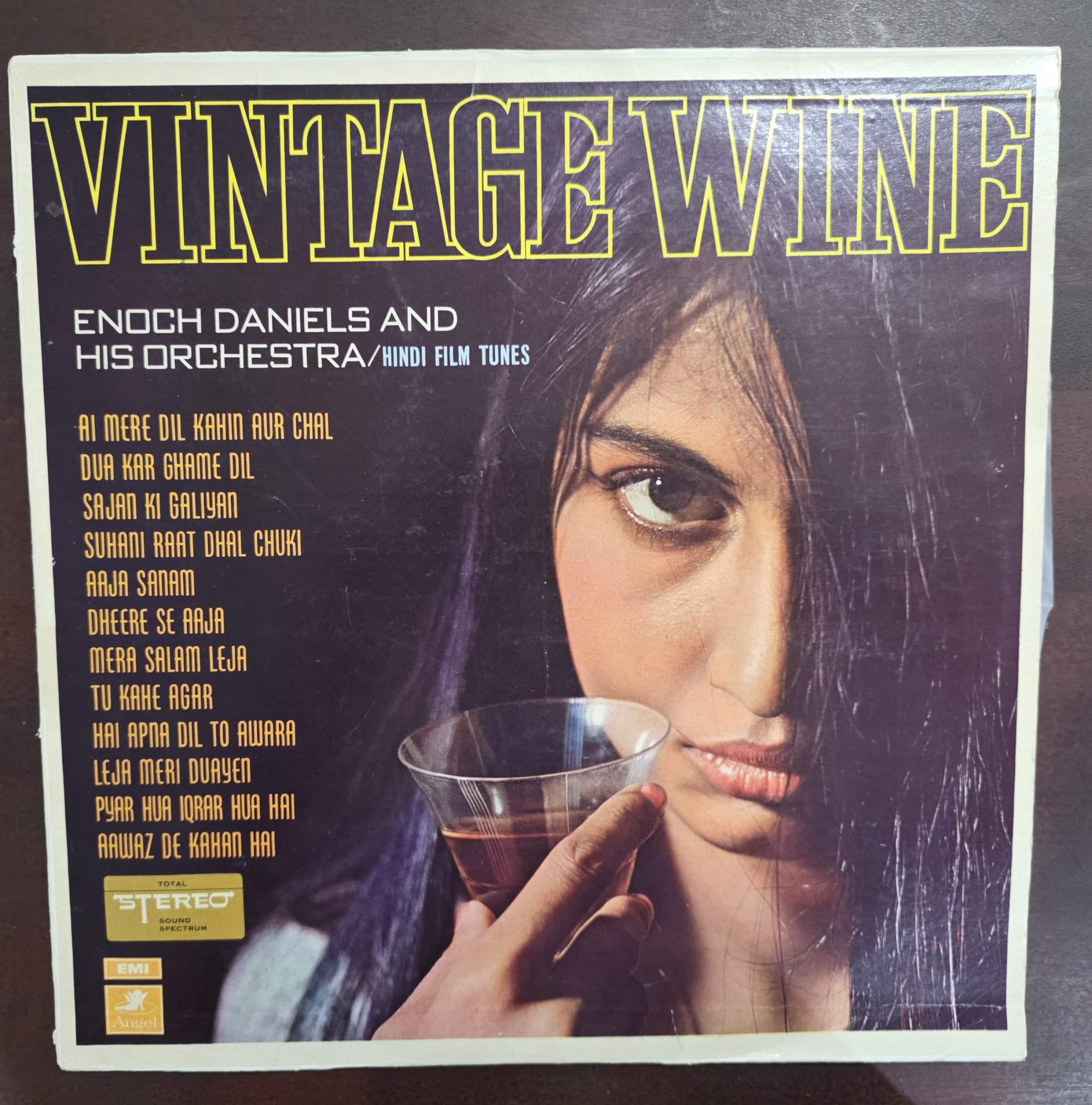 Vintage Wine - Enoch Daniels And His Orchestra - Film Tunes - Enoch Daniels - Instrumental – Record LP Vinyl Vintage -Bollywood