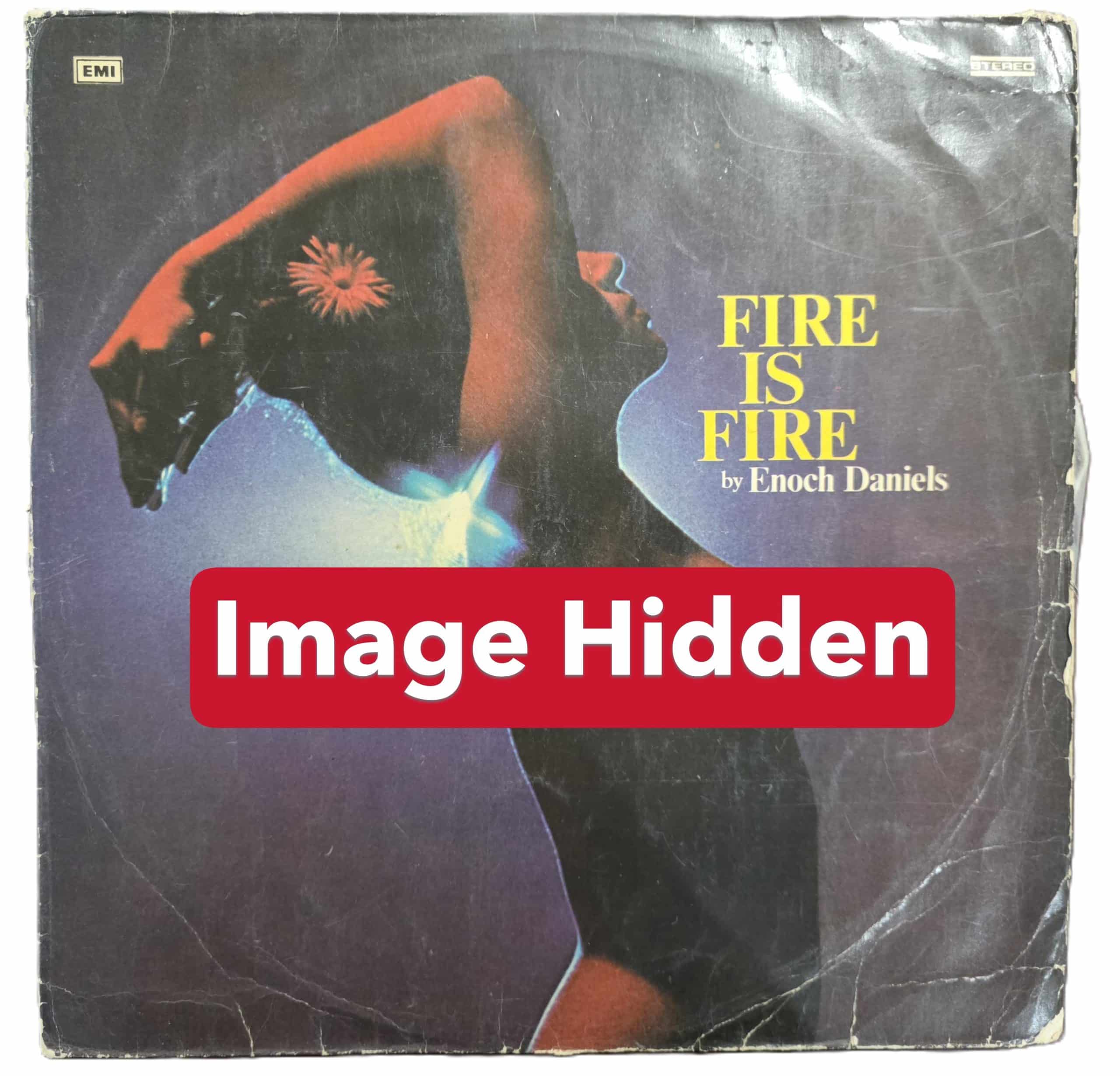 Fire is Fire - Enoch Daniels - Instrumental – Record LP Vinyl Vintage -Bollywood
