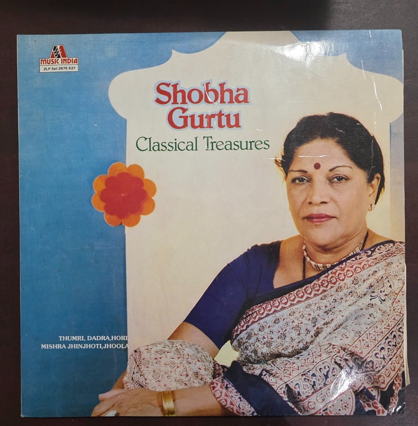 Shobha Gurtu – Classical Treasures – Record LP Vinyl Vintage -Bollywood