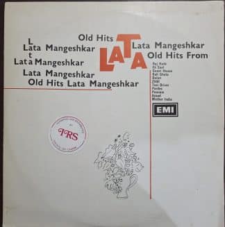 Old Hits From Lata Mangeshkar – Record LP Vinyl Vintage -Bollywood