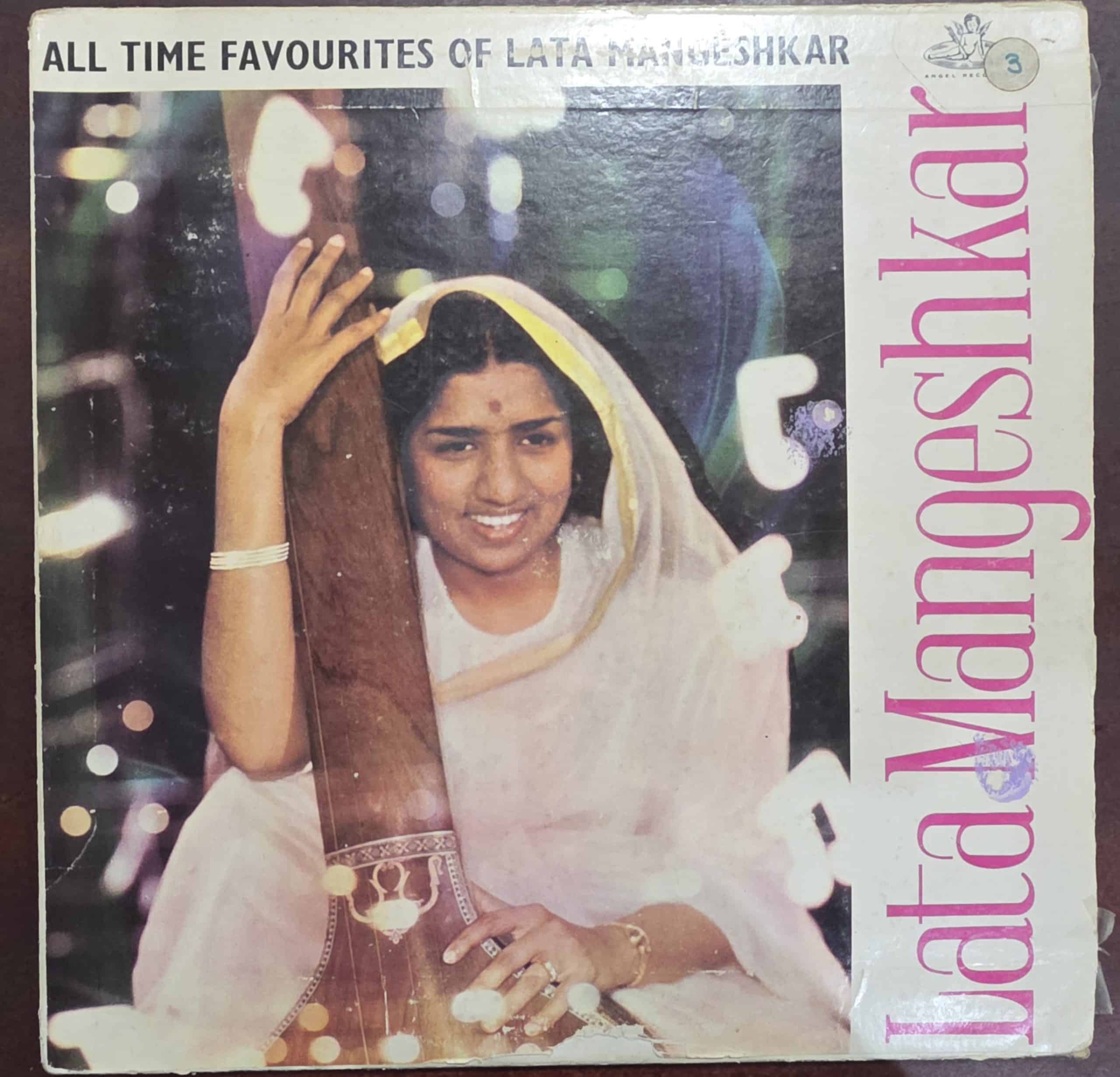 All Time Favourites Of Lata Mangeshkar – Record LP Vinyl Vintage -Bollywood