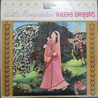 Lata Mangeshkar – Meera Bhajans – Record LP Vinyl Vintage -Bollywood