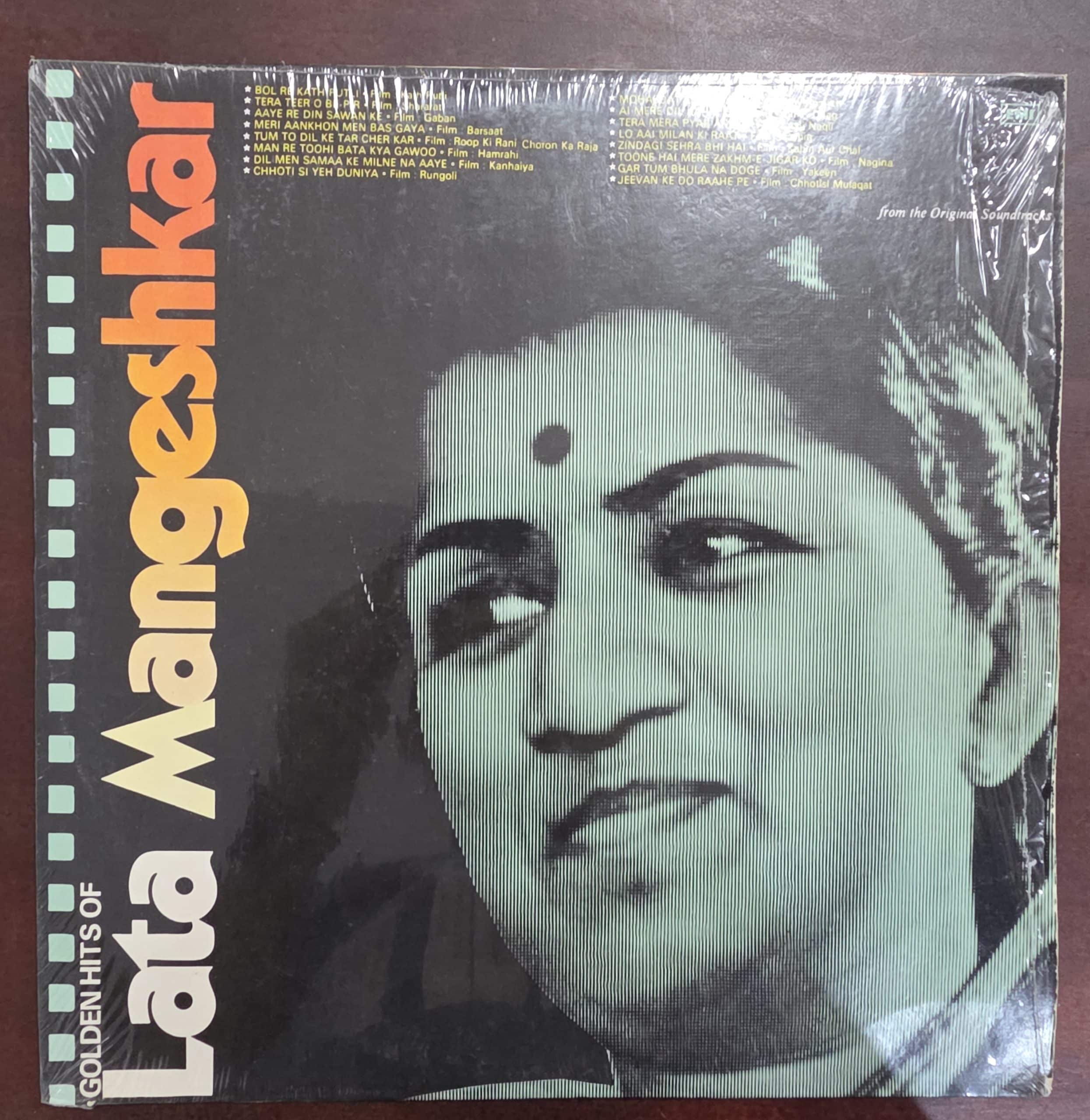 Golden Hits Of Lata Mangeshkar – Record LP Vinyl Vintage -Bollywood