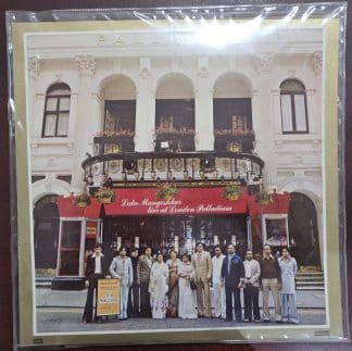 Live At The London Palladium - Lata Mangeshkar – Record LP Vinyl Vintage -Bollywood