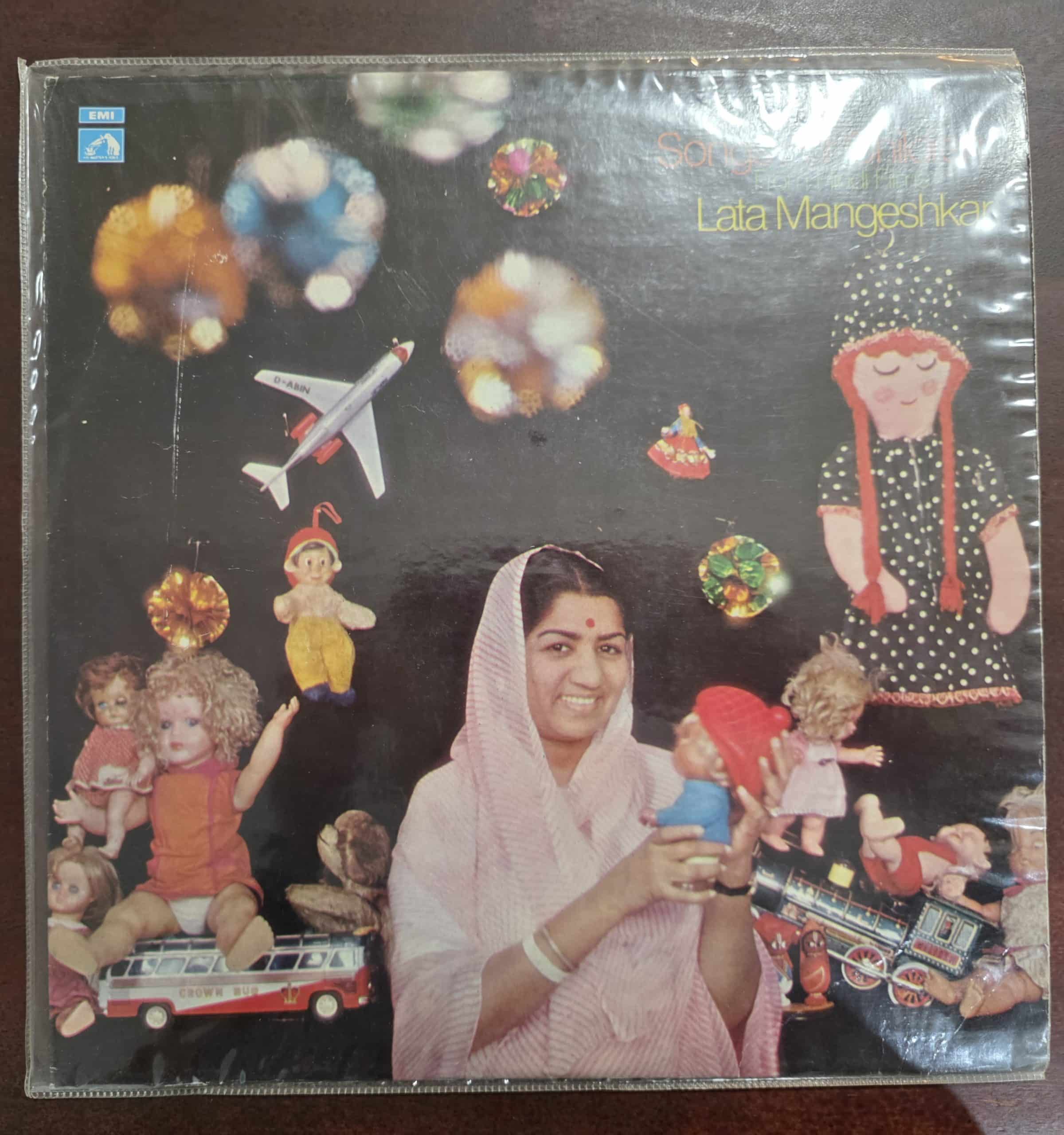 Songs For Children (From Hindi Films) - Lata Mangeshkar – Record LP Vinyl Vintage -Bollywood