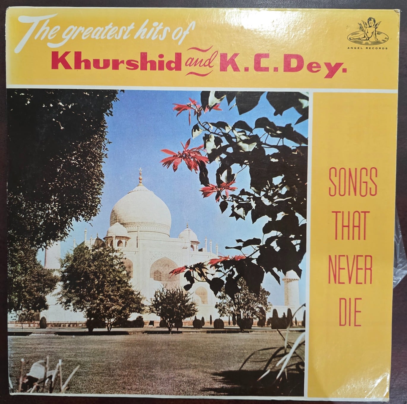 Songs That Never Die - The Greatest Hits Of Khurshid And K.C. Dey. – Record LP Vinyl Vintage - Bollywood