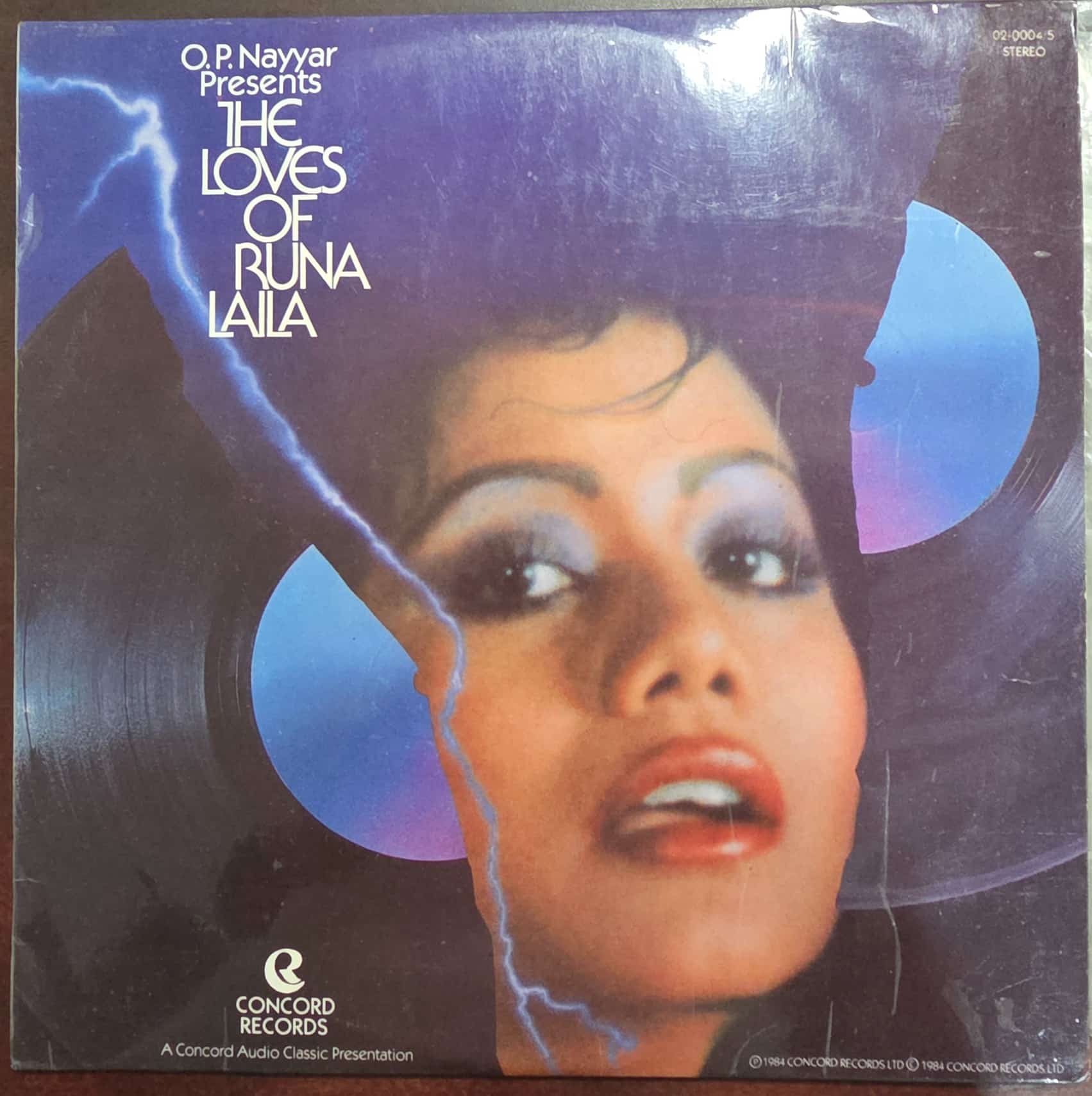 O.P. Nayyar Presents The Loves Of Runa Laila - Ghazals - Record LP Vinyl Vintage