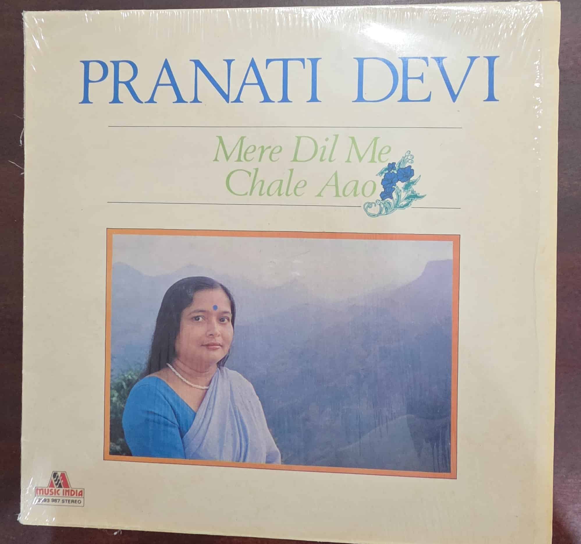 Mere Dil Me Chale Aao - Pranati Devi – Record LP Vinyl Vintage - Bollywood
