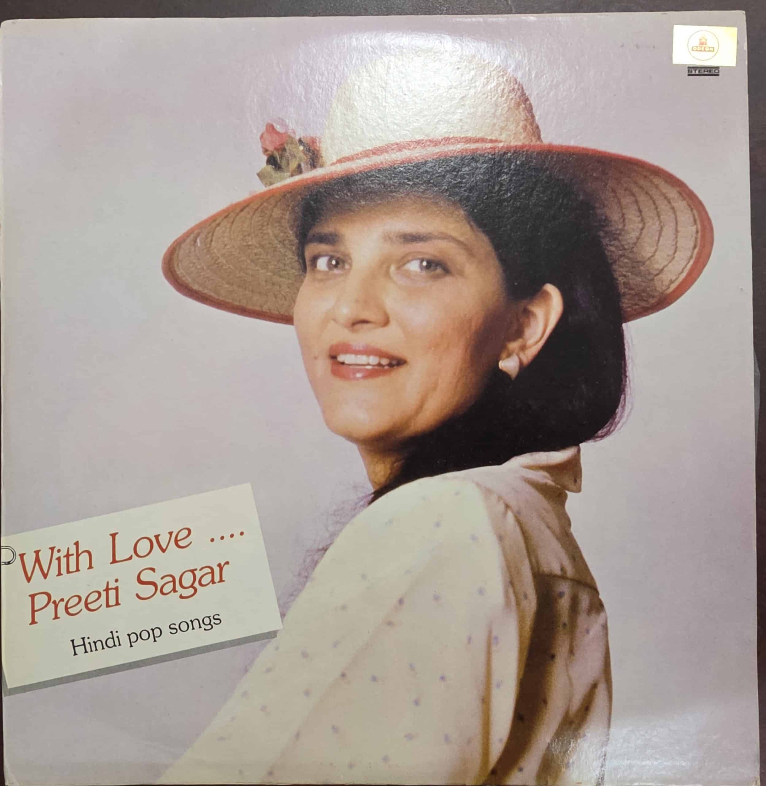 With Love.... Preeti Sagar (Hindi Pop Songs) - Record LP Vinyl Vintage – Bollywood