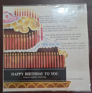 Happy Birthday To You - Various - Record LP Vinyl Vintage – Bollywood