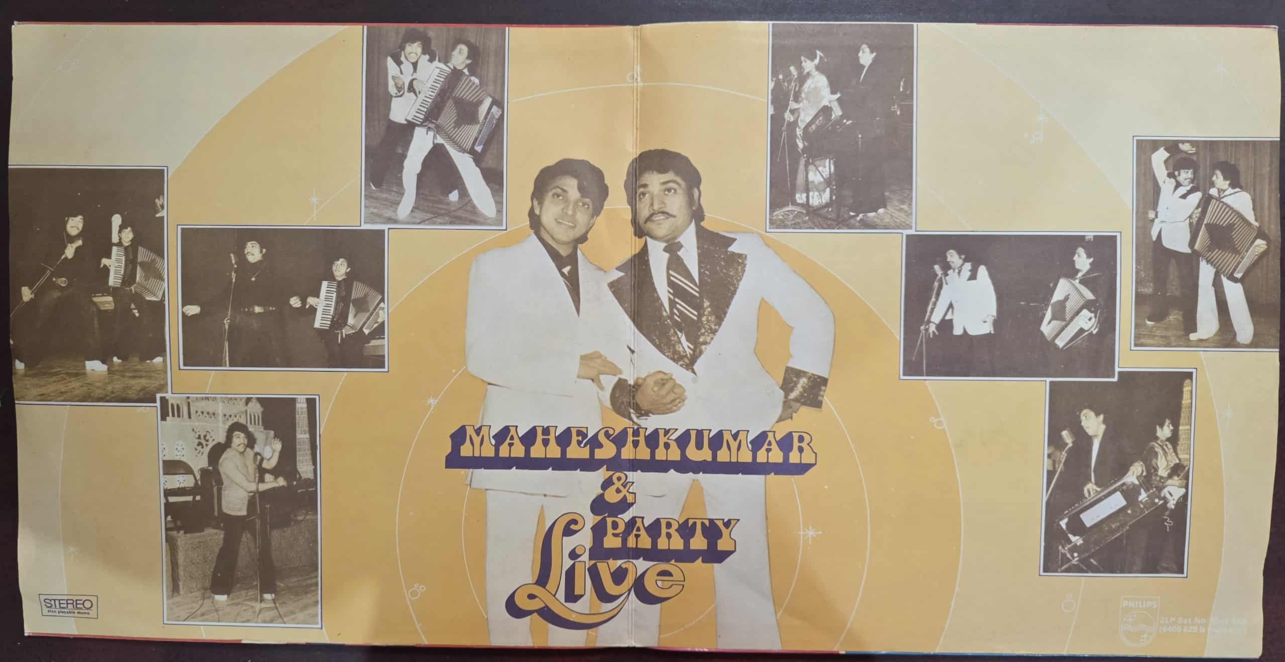 Maheshkumar & Party – Live - Record LP Vinyl Vintage - Bollywood - Image 2