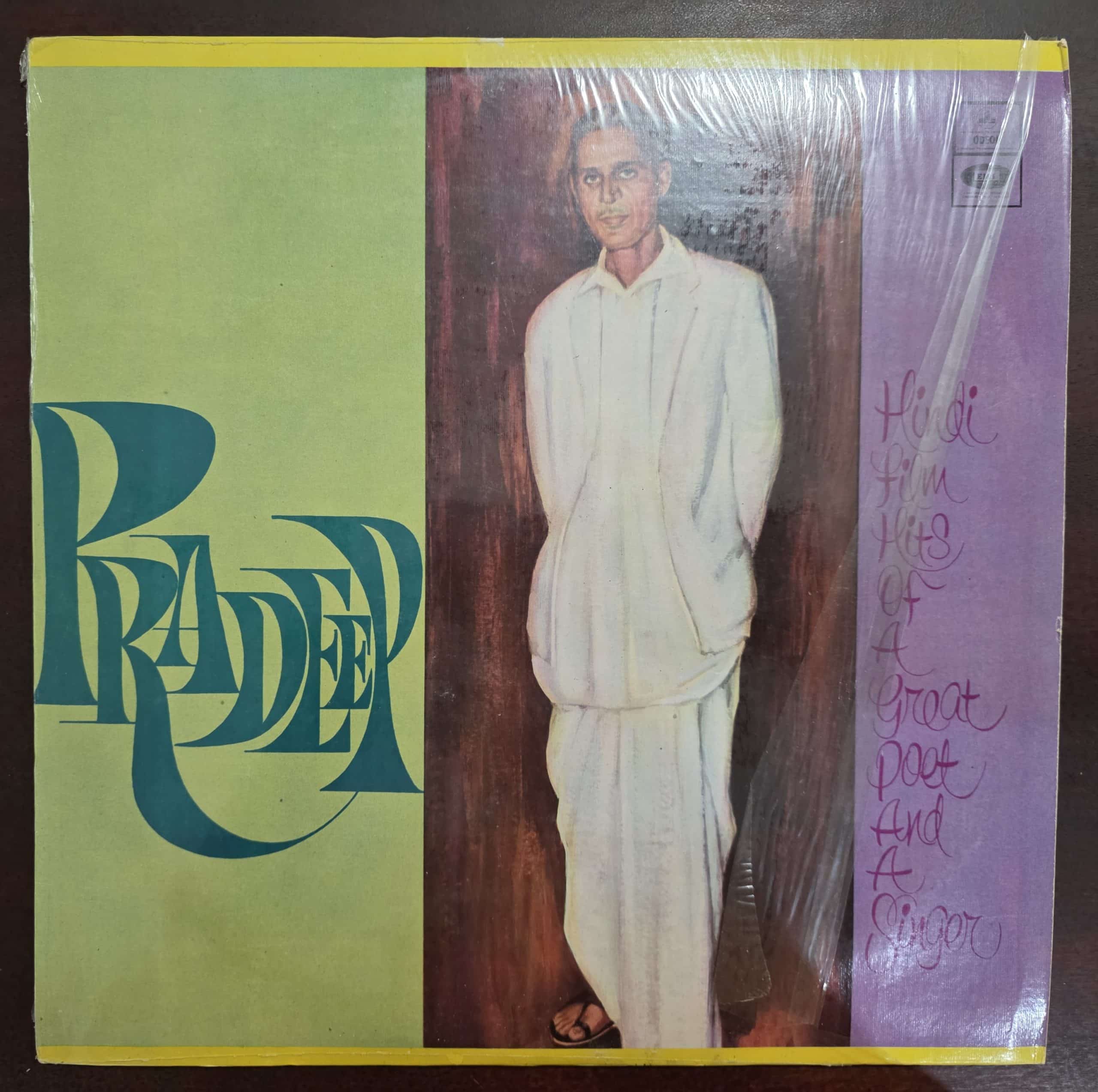 Hindi Film Hits Of A Great Poet And A Singer - Pradeep - Record LP Vinyl Vintage – Bollywood