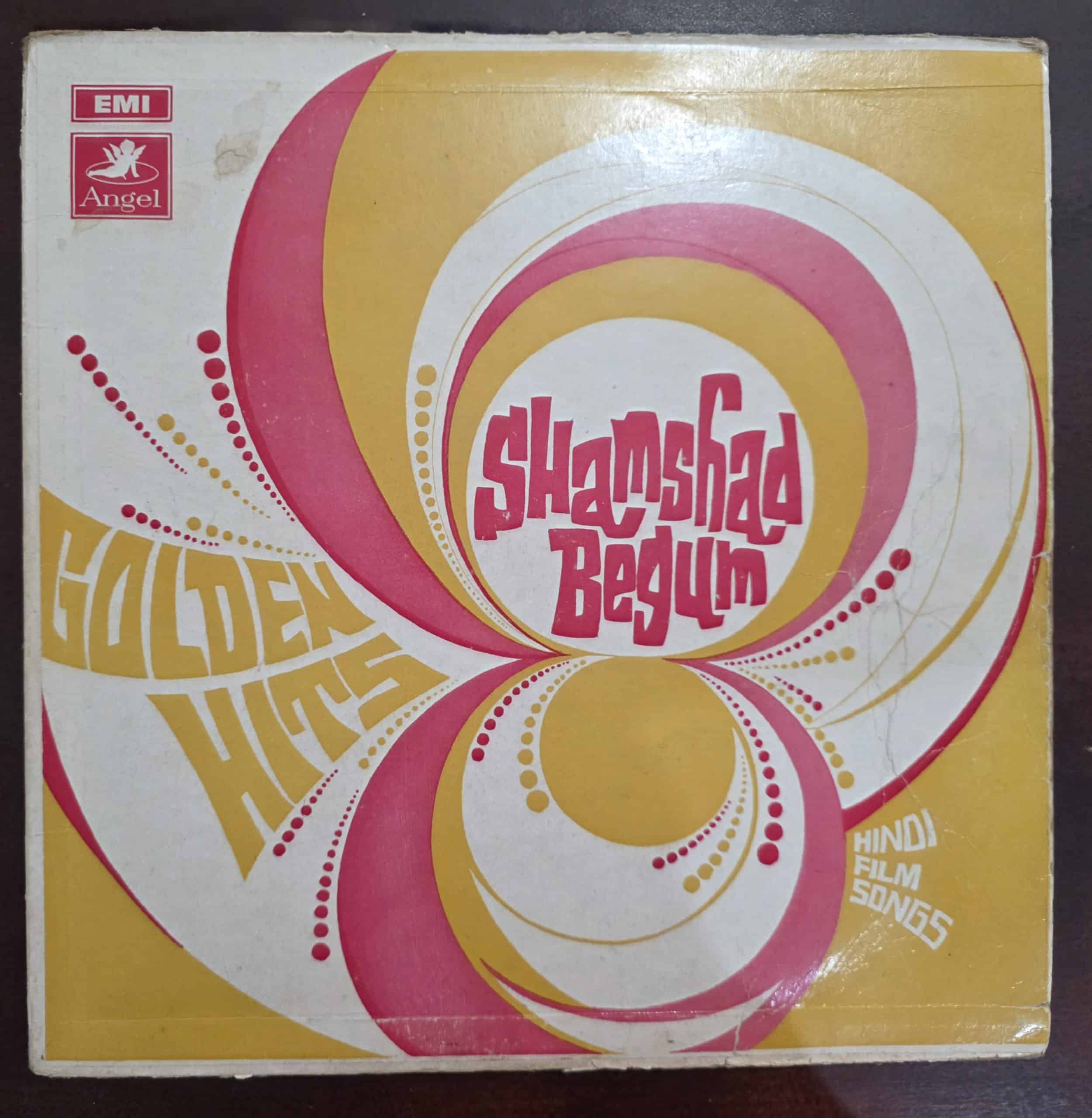 Golden Hits - Shamshad Begum - Record LP Vinyl Vintage – Bollywood