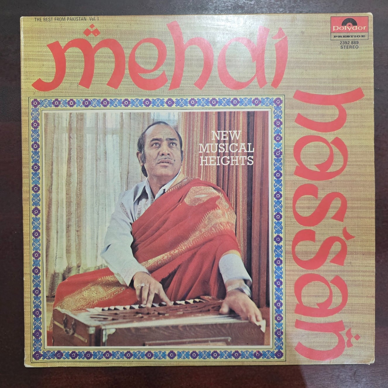 New Musical Heights - Mehdi Hassan - Record LP Vinyl Vintage Bollywood