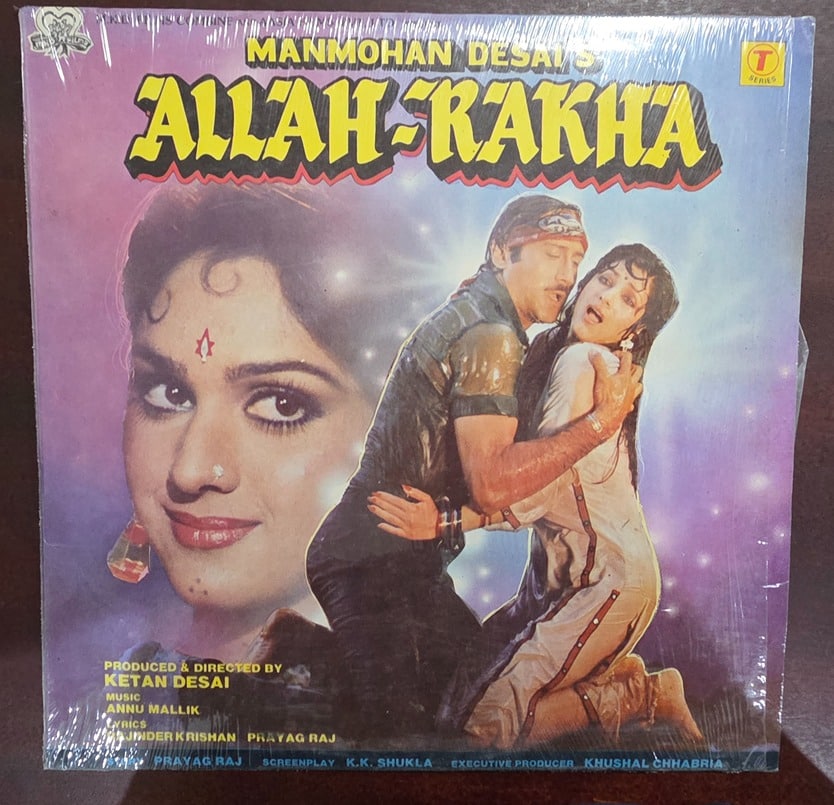 Allah Rakha - Record LP Vinyl Vintage - Bollywood
