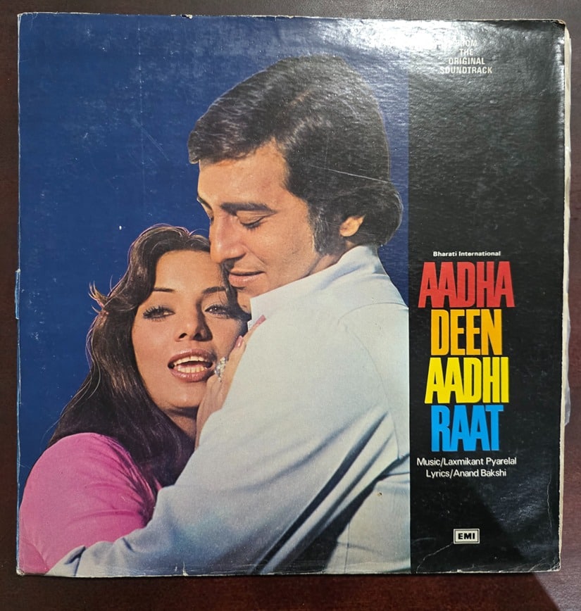Aadha Deen Aadhi Raat - Record LP Vinyl Vintage - Bollywood