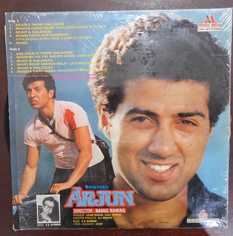 Arjun - Record LP Vinyl Vintage - Bollywood - Image 2
