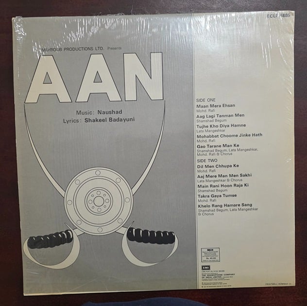 Aan - Record LP Vinyl Vintage - Bollywood - Image 2