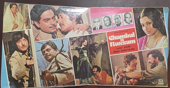 Chambal Ki Kassam - Record LP Vinyl Vintage - Bollywood - Image 2