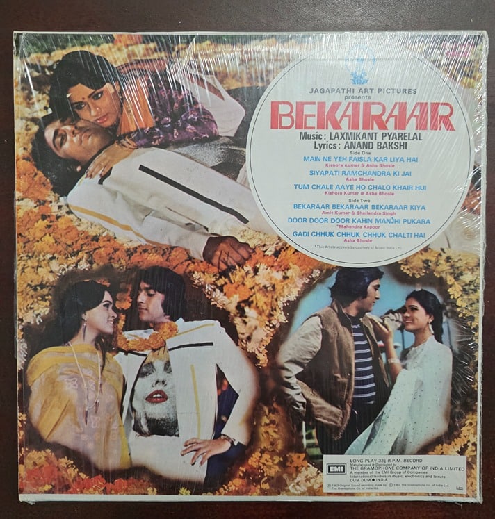 Bekaraar - Record LP Vinyl Vintage - Bollywood - Image 2