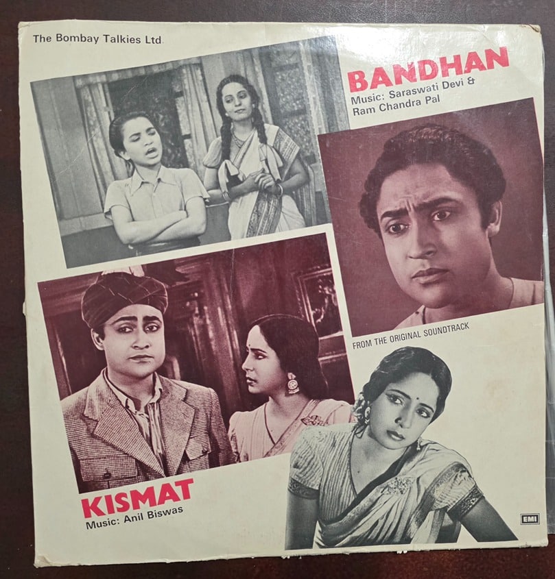 Kismat / Bandhan - Record LP Vinyl Vintage - Bollywood