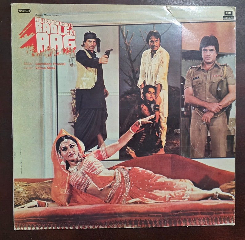 Badle Ki Aag - Record LP Vinyl Vintage - Bollywood