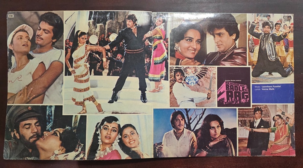 Badle Ki Aag - Record LP Vinyl Vintage - Bollywood - Image 2