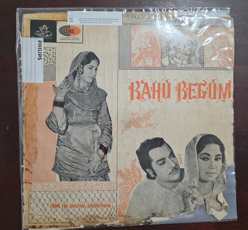 Bahu Begum - Record LP Vinyl Vintage - Bollywood