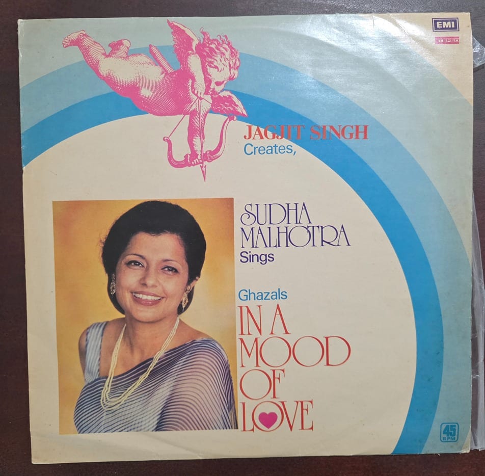 Ghazals In A Mood Of Love – Jagjit Singh and Sudha Malhotra - Record LP Vinyl Vintage -Bollywood