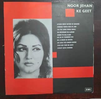 Noor Jehan Ke Geet - Record LP Vinyl Vintage - Bollywood