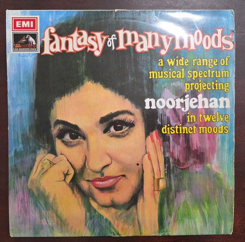 Fantasy Of Many Moods - Noor Jehan - Record LP Vinyl Vintage - Bollywood