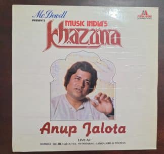 Khazana Anup Jalota Live - Record LP Vinyl Vintage