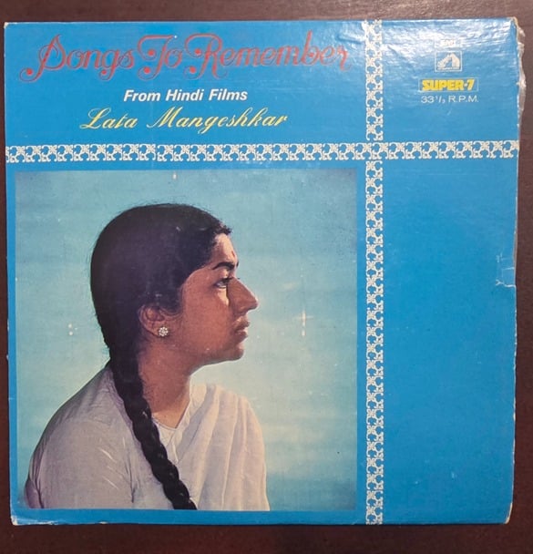 Songs To Remember (From Hindi Films) - 7LPE.8013 - Record EP Vinyl Vintage -Bollywood