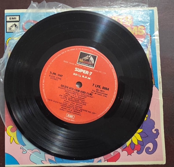 Golden Hits From Hindi Films - 7LPE 8004 - Record EP Vinyl Vintage -Bollywood - Image 4