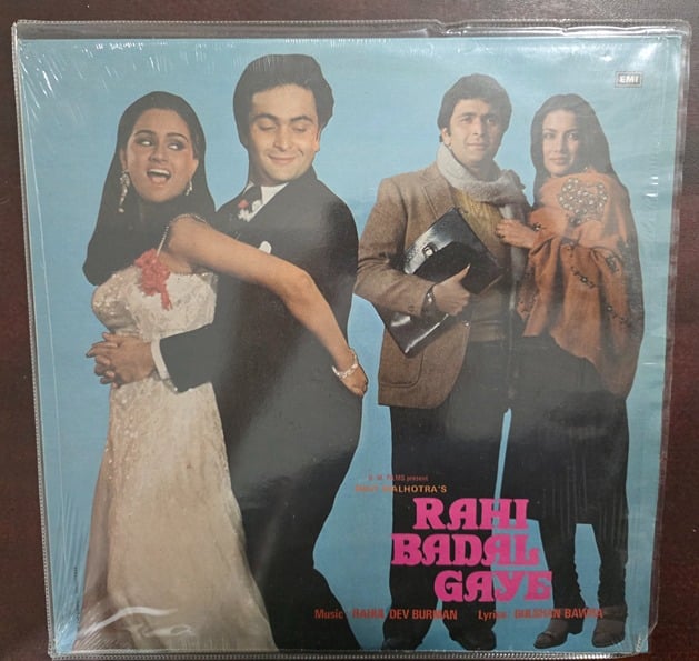 Rahi Badal Gaye - Record LP Vinyl Vintage - Bollywood