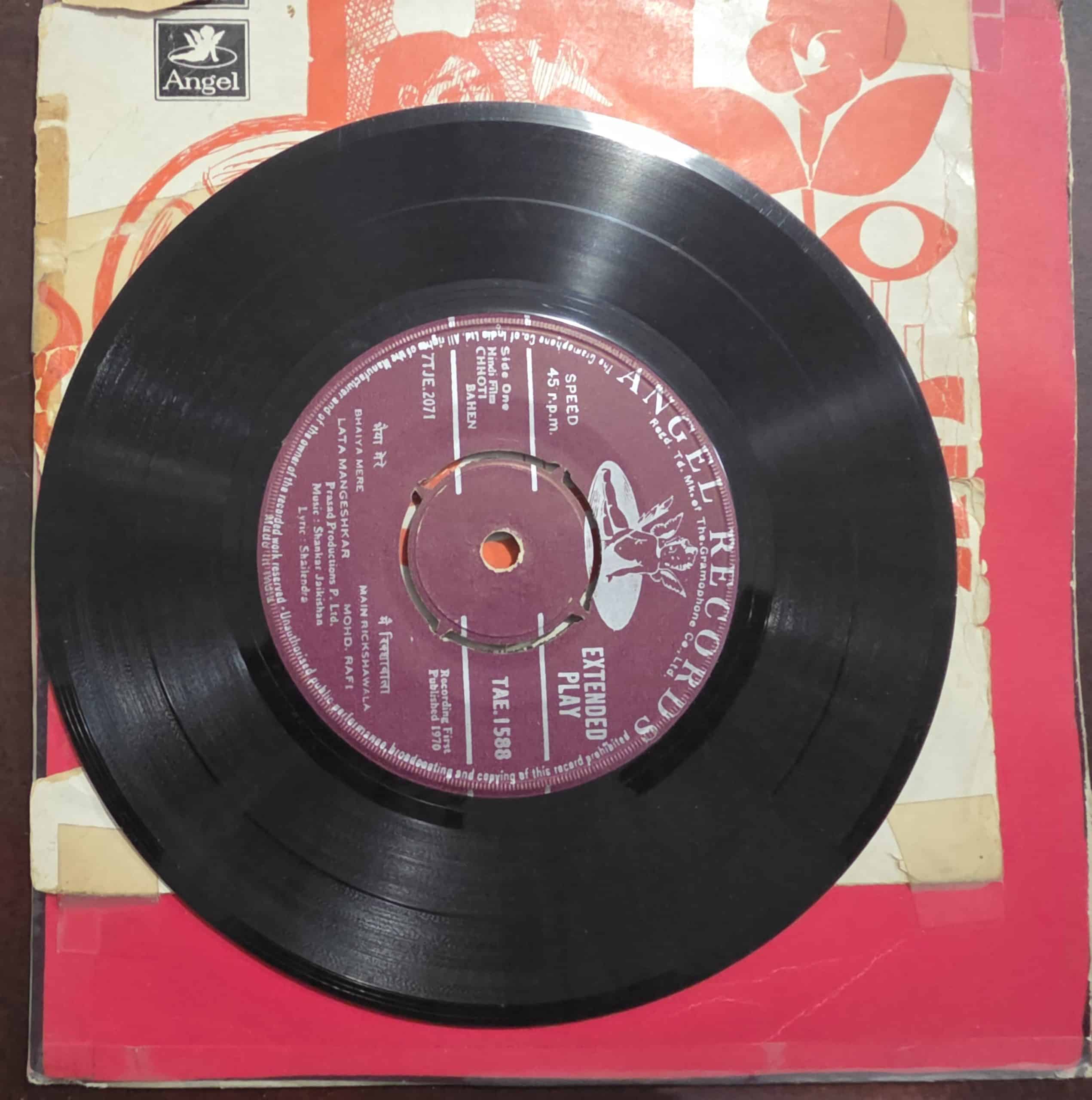 Chhoti Bahen - TAE.1588 - Record EP Vinyl Vintage -Bollywood - Image 4